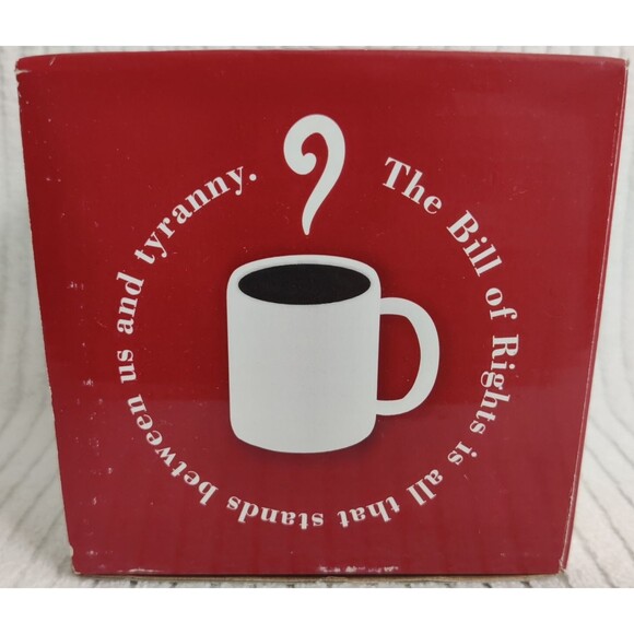 DISAPPEARING CIVIL LIBERTIES "Bill of Rights Mug" Color Changing- New Sealed - Picture 10 of 13